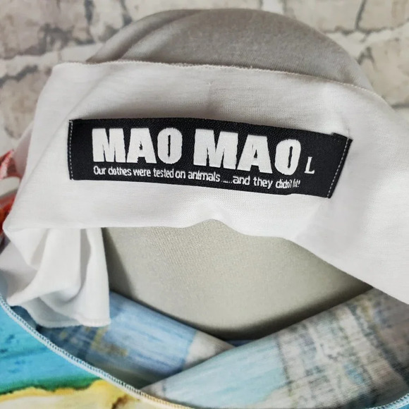 2/$25 Mao Mao Muscle Tee Psalms 32 Peace Van Size  Large - Picture 3 of 11